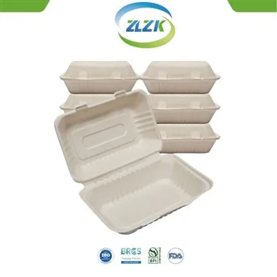 Коробка для завтрака-раскладушки для фаст-фуда 9x6 дюймов